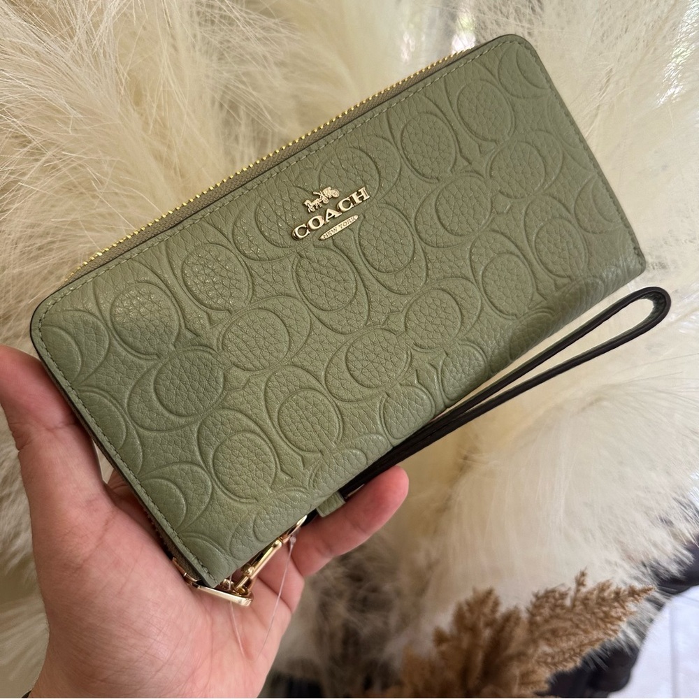 Coach Long Zip Around Wallet